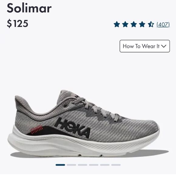 Hoka Solimar Mens size 8.5D - Picture 6 of 8